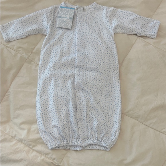 Kissy Kissy White and Light Blue Patterned Sleep Sack - Picture 1 of 10